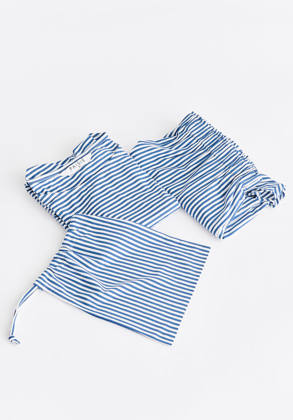 Frill Pyjama T-Shirt Set with Matching Overnight Pouch