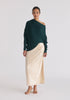 Draped Knitted Jumper