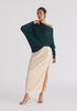 Draped Knitted Jumper