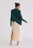 Draped Knitted Jumper