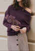 Draped Knitted Jumper