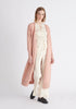 Paisie Knitted Wrap Dress in Pink