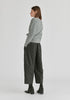 Fuzzy Knit Wrap Jumper