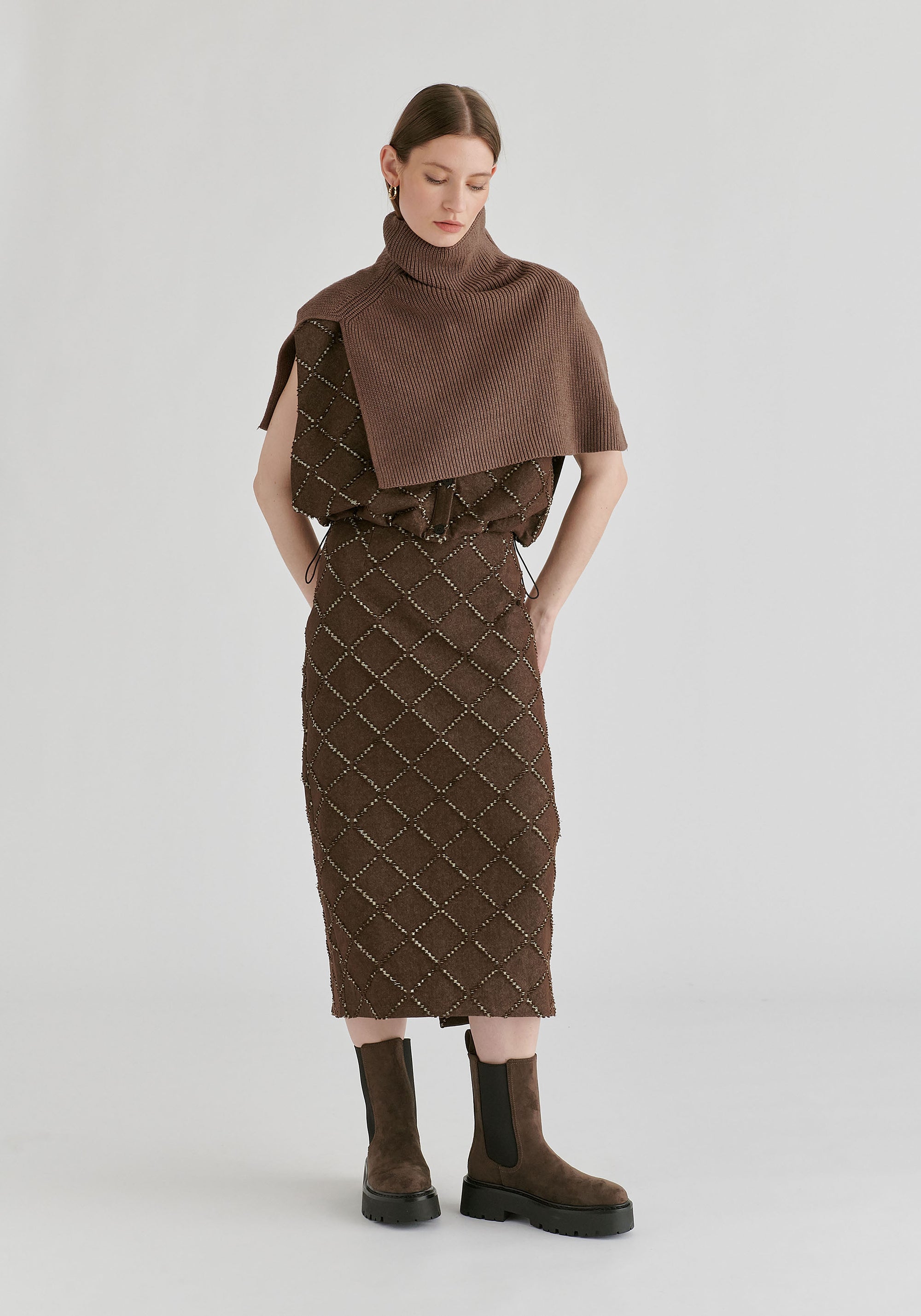 Rib-Knit Neck Warmer