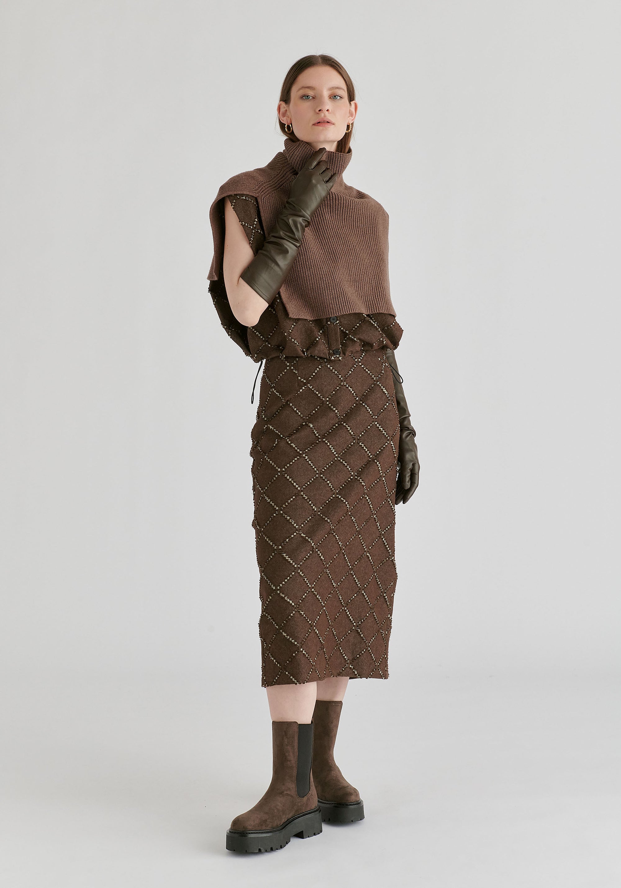 Rib-Knit Neck Warmer