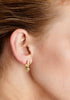 Paisie Leaf Sphere Earrings