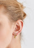 Paisie Leaf Sphere Earrings