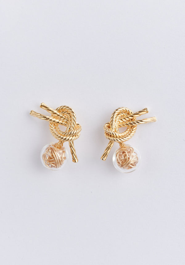 Paisie Double Knot Earrings