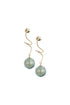 Paisie Swirl Sphere Earrings Cut Out