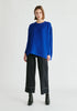 Paisie Ribbed Jumper in Royal Blue
