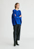 Paisie Ribbed Jumper in Royal Blue Side