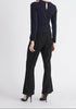 Paisie Sparkly Cut Out Top in Navy Back
