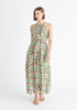 Paisie Floral Halterneck Maxi Dress