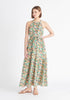 Paisie Floral Halterneck Maxi Dress