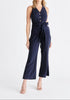 Waist Tie Jumpsuit in Navy