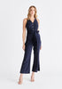Waist Tie Jumpsuit in Navy