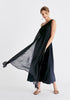 One Shoulder Flowy Dress in Navy