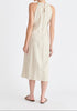 Linen Blend Waist Tie Dress
