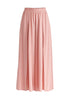 Flowy Palazzo Trousers with Open Front Splits in Pink Cutout