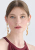 Gold Long Drop Earrings