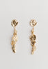 Gold Long Drop Earrings
