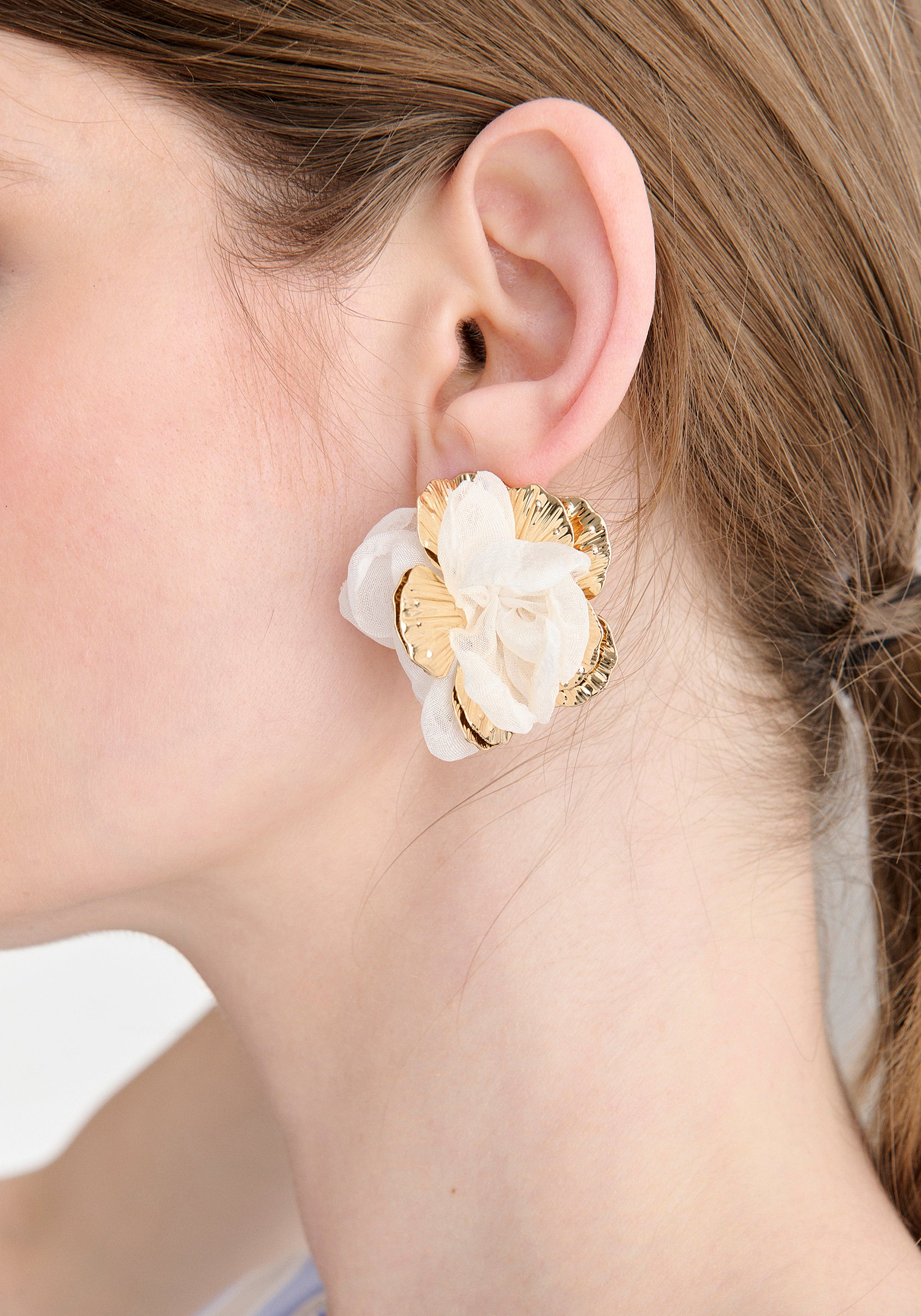 Chiffon Bloom Earrings