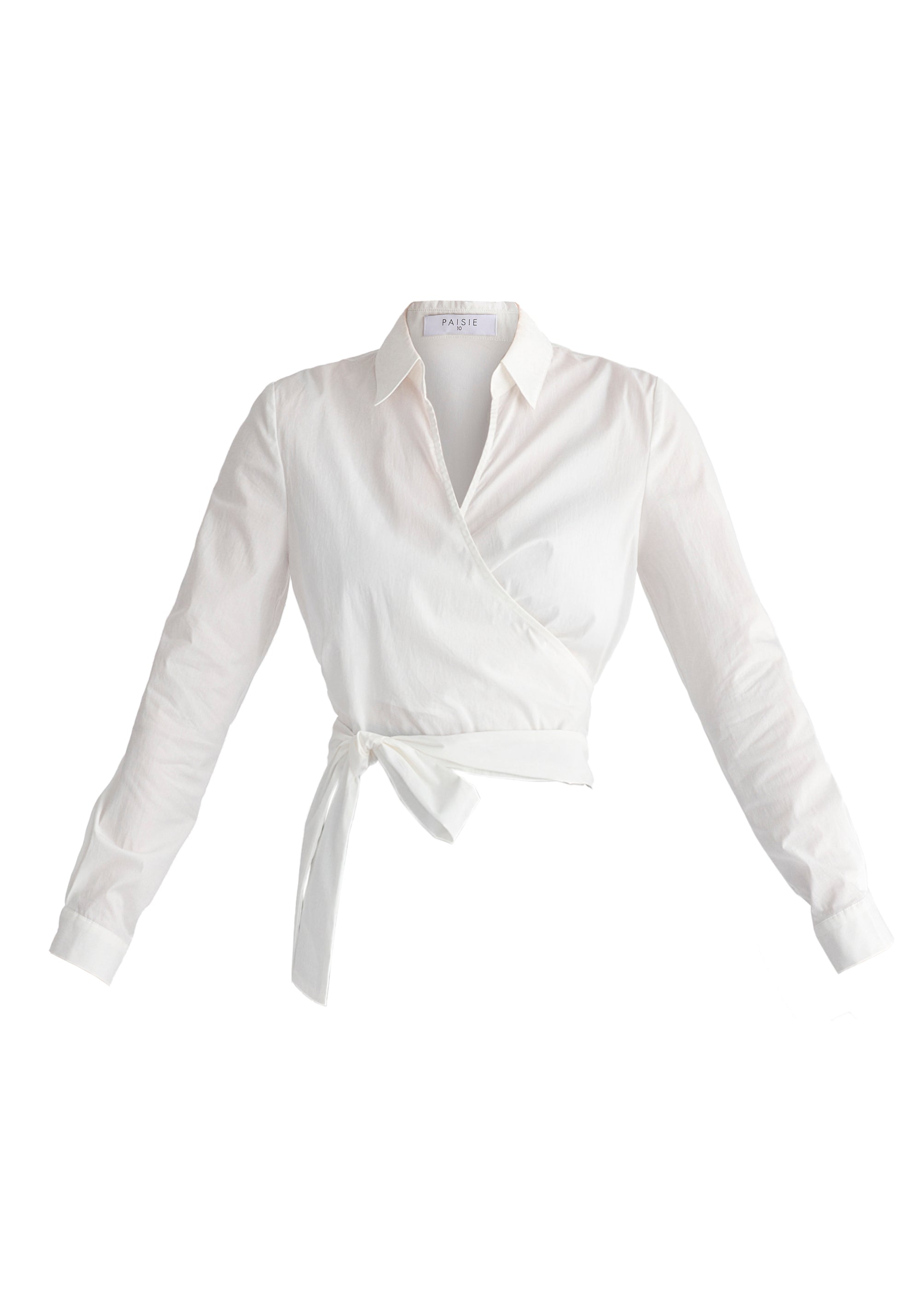 Side Tie Wrap Blouse