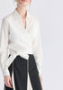 Side Tie Wrap Blouse