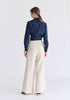 Side Tie Wrap Blouse