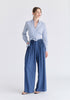 Side Tie Wrap Blouse
