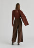 Asymmetrical Cape Sleeve Lyocell Jersey Top