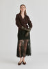 2-Piece Lace Skirt with Godet Paneling