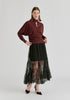 2-Piece Lace Skirt with Godet Paneling