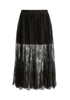 2-Piece Lace Skirt with Godet Paneling
