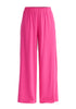 Wide Leg Lyocell Jersey Trousers in Hot Pink Cutout