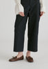 Embroidered Polka Dots Denim Barrel Trousers