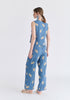 Leaf Embroidered Tie Front Waistcoat