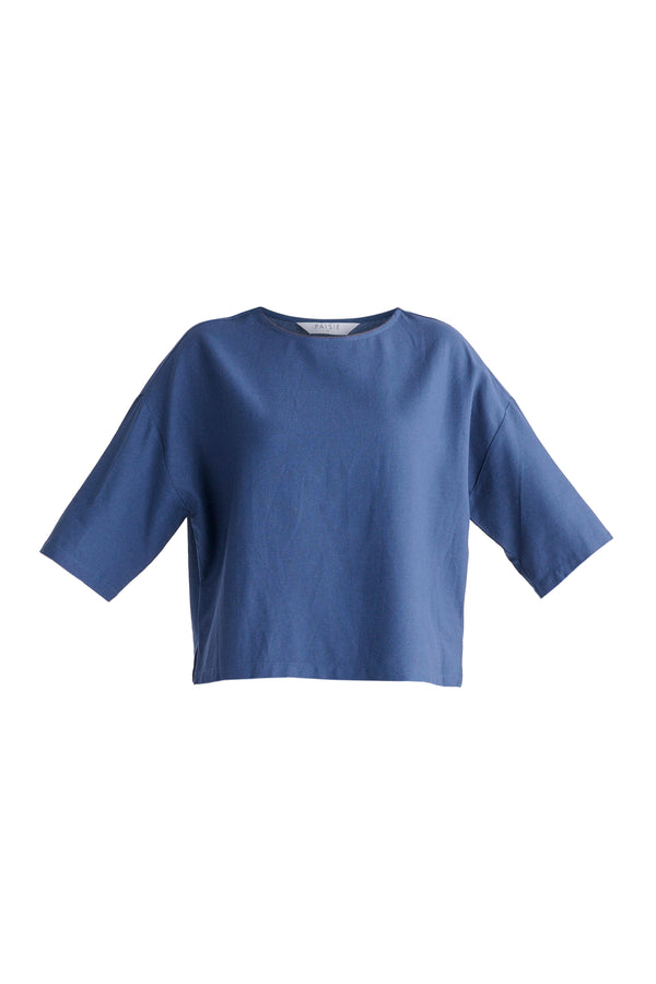 Side Splits Detail Relaxed Top