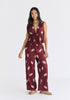 Leaf Embroidered Trousers