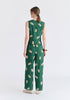 Leaf Embroidered Trousers