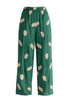 Leaf Embroidered Trousers