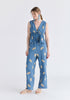 Leaf Embroidered Trousers