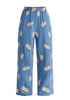 Leaf Embroidered Trousers