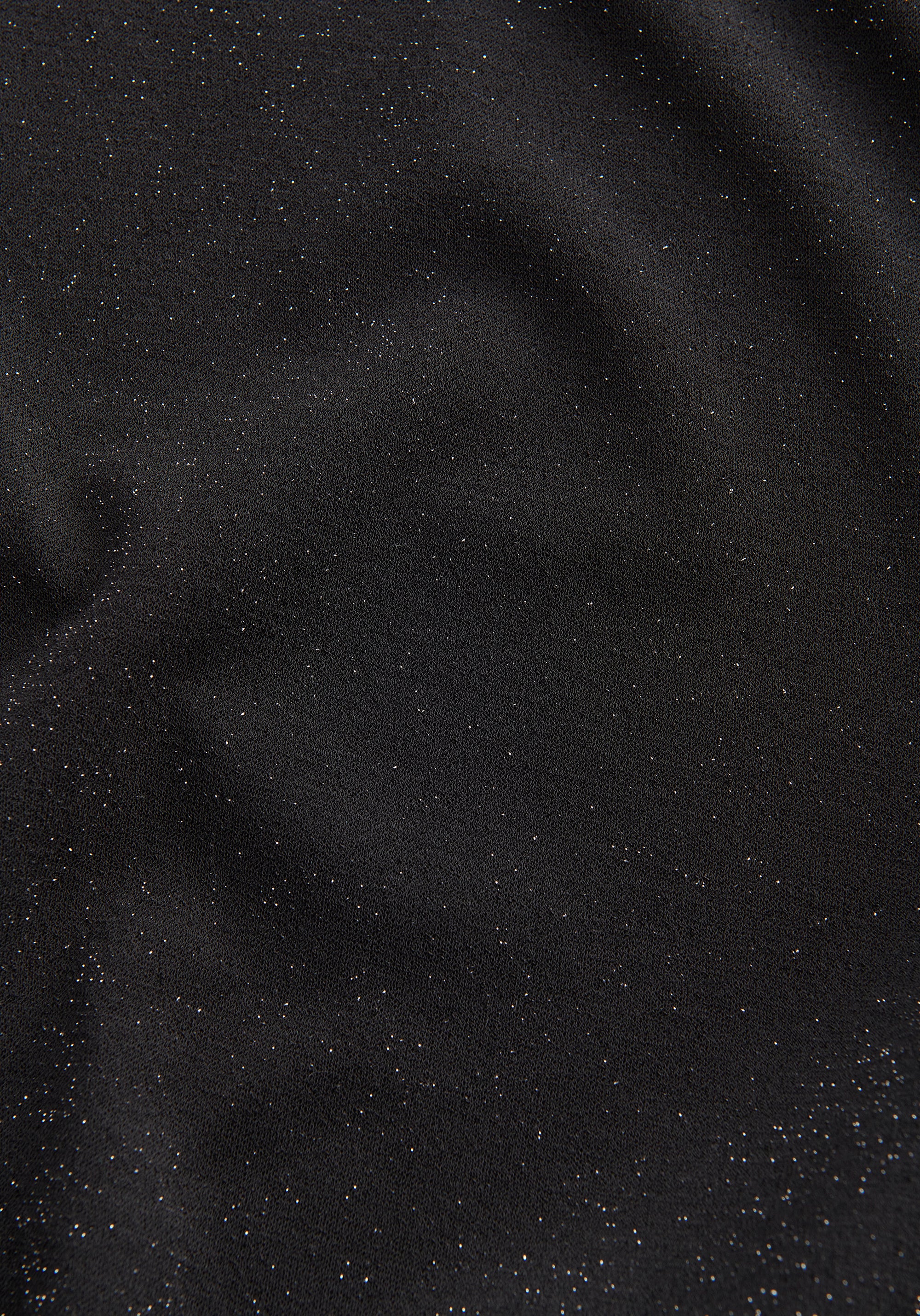 Paisie Sparkly Cut Out Dress in Black Fabric