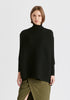 Paisie Turtleneck Ribbed Jumper in Black