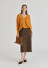 Paisie V-Neck Ribbed Jumper