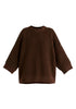 Mock Neck Cropped Sleeve Ribbed Jumper