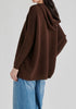 Hooded Ribbed Jumper