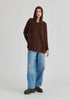 Hooded Ribbed Jumper