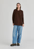 Hooded Ribbed Jumper